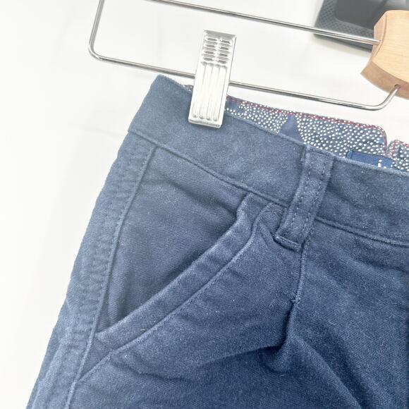 Mini Boden Boys Pull On Cord Casual School Cotton Straight Pants Size 7Y Navy - Picture 3 of 8